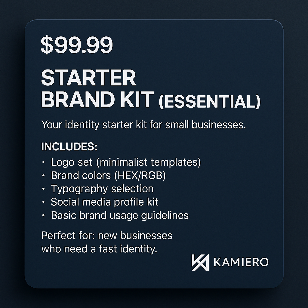 Starter Brand Kit (Essential)