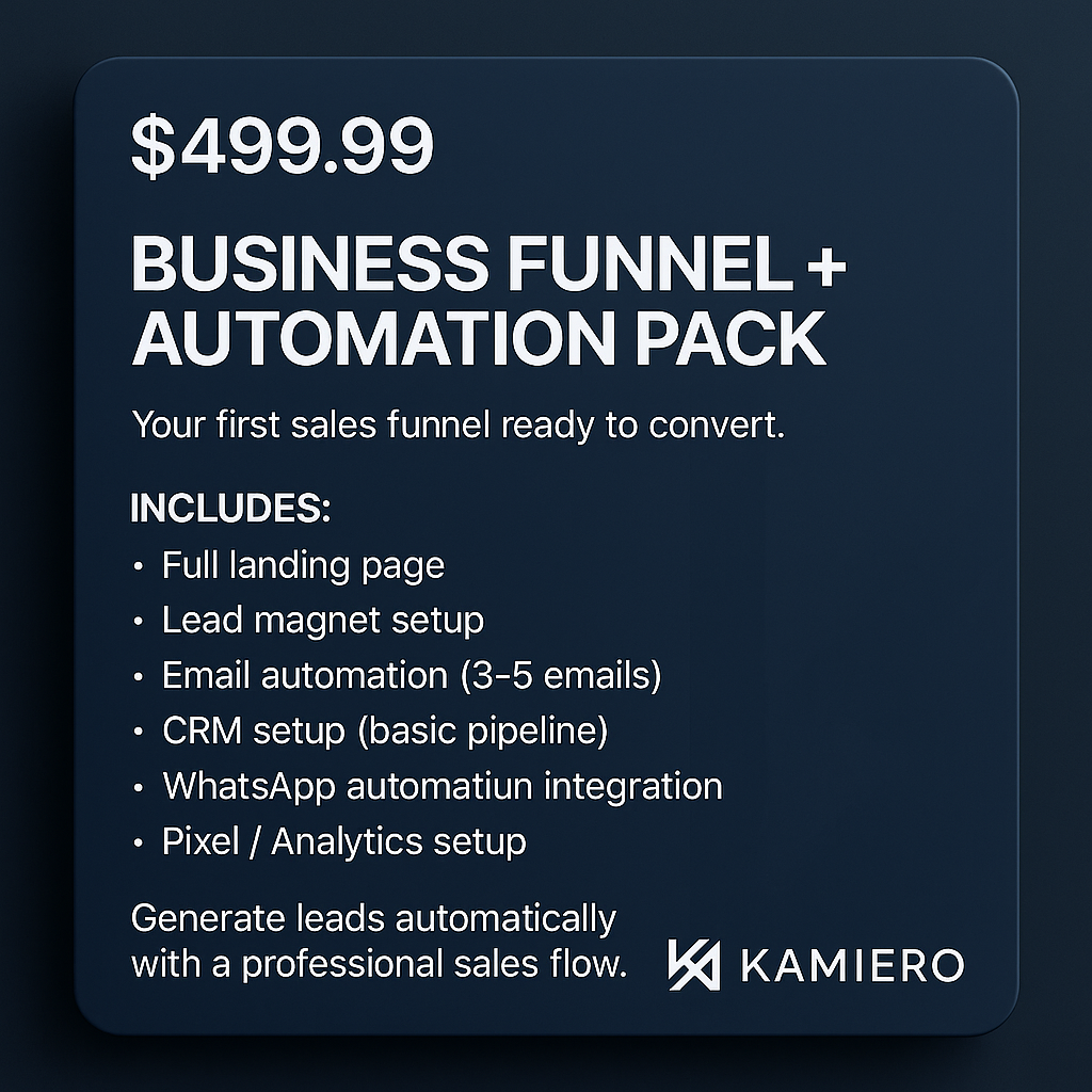 Business Funnel + Automation Pack