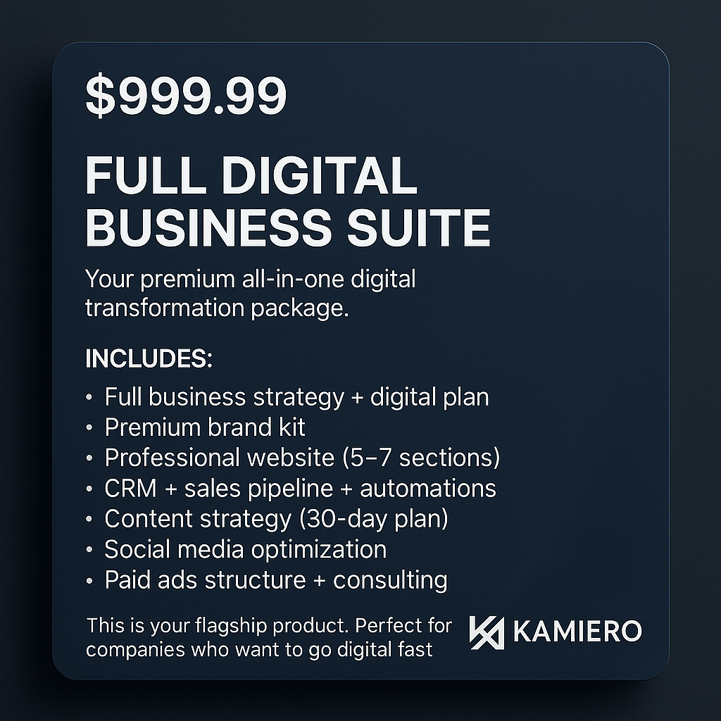 Full Digital Business Suite